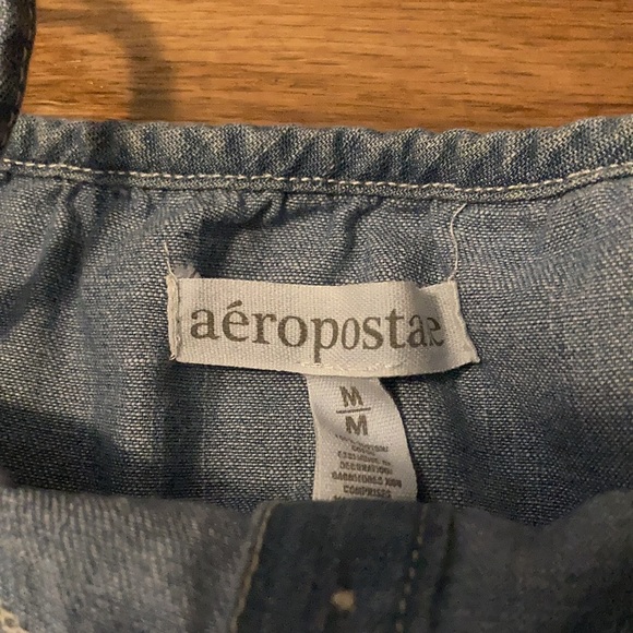 Aeropostale Button Up Denim Dress - Picture 4 of 5